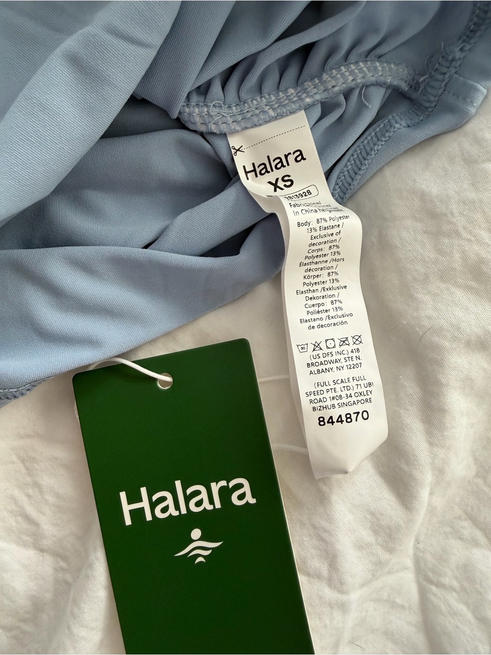 HALARA Sky Blue Racerback Tank - Picture 4 of 5
